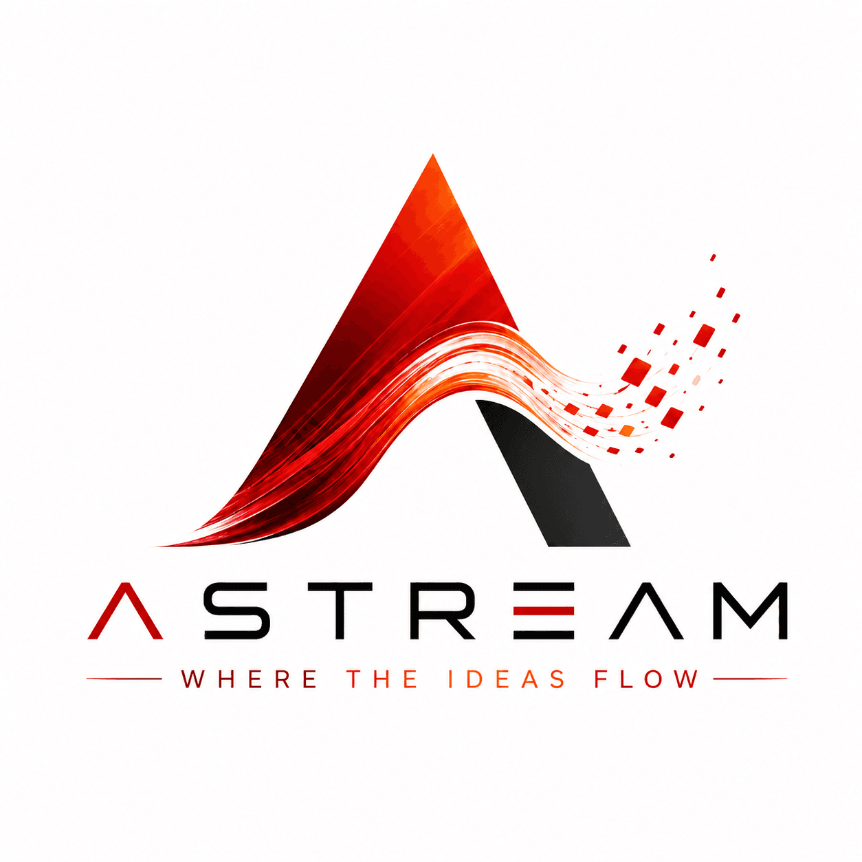 Astream logo mark and wordmark